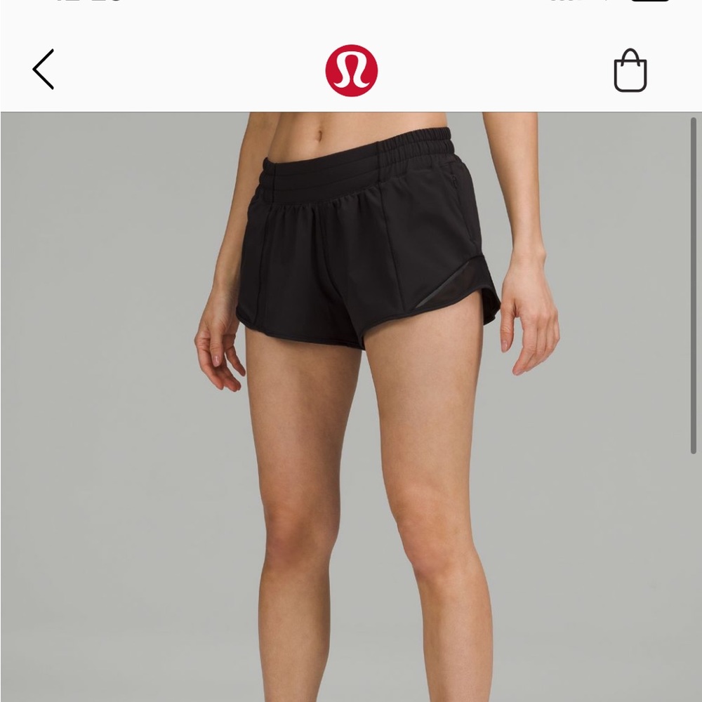 LULULEMON HOTTY HOT 2.5 INSEAM